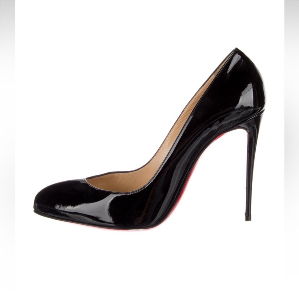 Christian Louboutin Black Patent Heels
